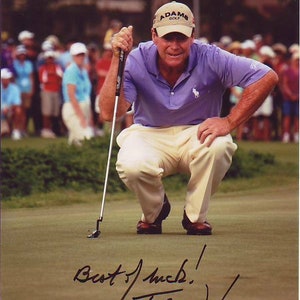 Tom Watson signed 8x10 pga golf photo w/ hologram coa