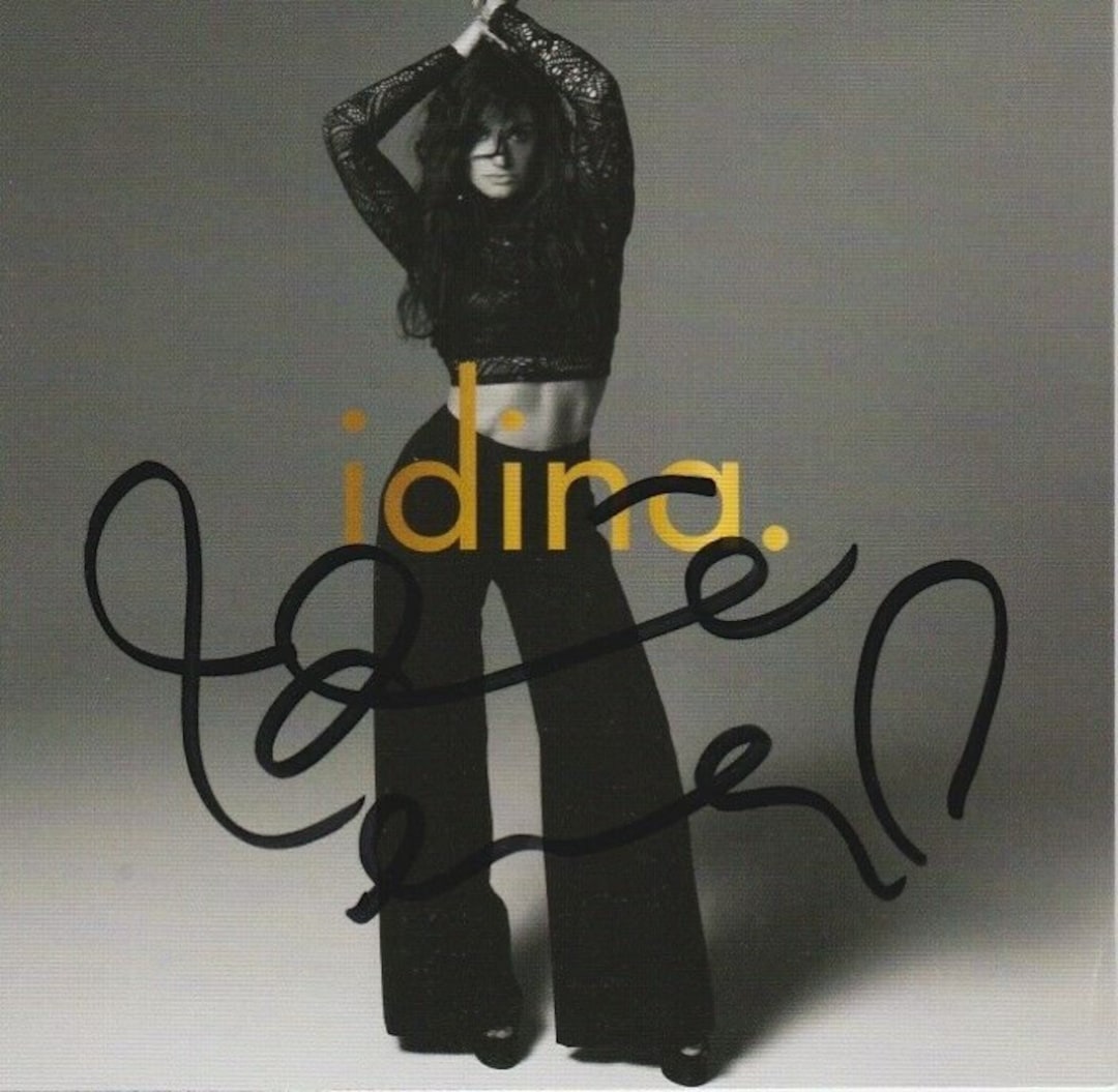 Idina Menzel Signed Idina. Cd W/ Hologram Coa Rare Full