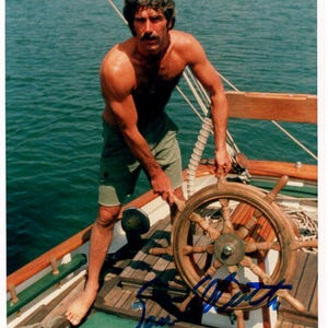 ¡Sam Elliott firmó una foto de 8x10 del salvavidas Rick con holograma, una imagen rara!