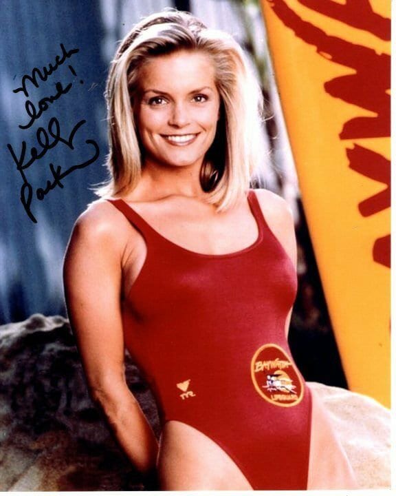 ケリー・パッカードのサイン入りベイウォッチ エイプリル