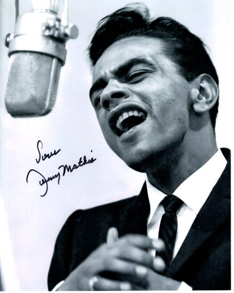 Johnny Mathis Signed 8x10 Photo W/ Hologram Coa - Etsy