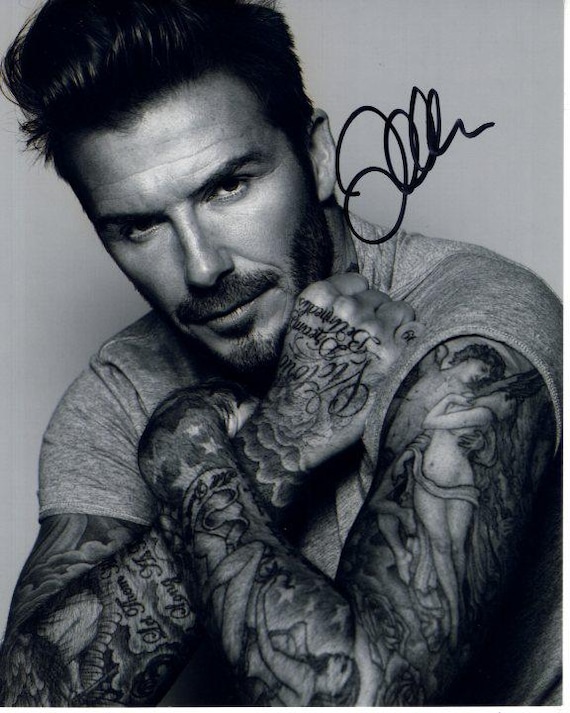 David Beckham Signed 8x10 Photo W/ Hologram Coa - Etsy