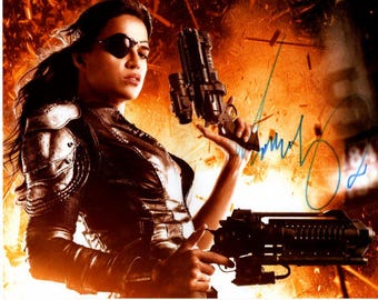 ミシェル・ロドリゲスのサイン入り 8x10 マチェーテ ルス写真 - Etsy 日本