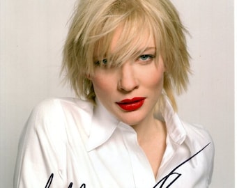 Cate blanchett signed 8x10 photo w/ hologram coa