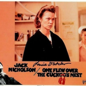 Louise fletcher signed one flew over the cuckoo&#39;s nest photo w/ hologram coa