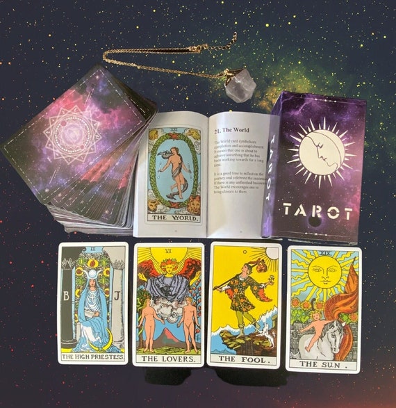 Tarot Deck for Beginners With Guidebook Tarot Cards With Etsy Australia