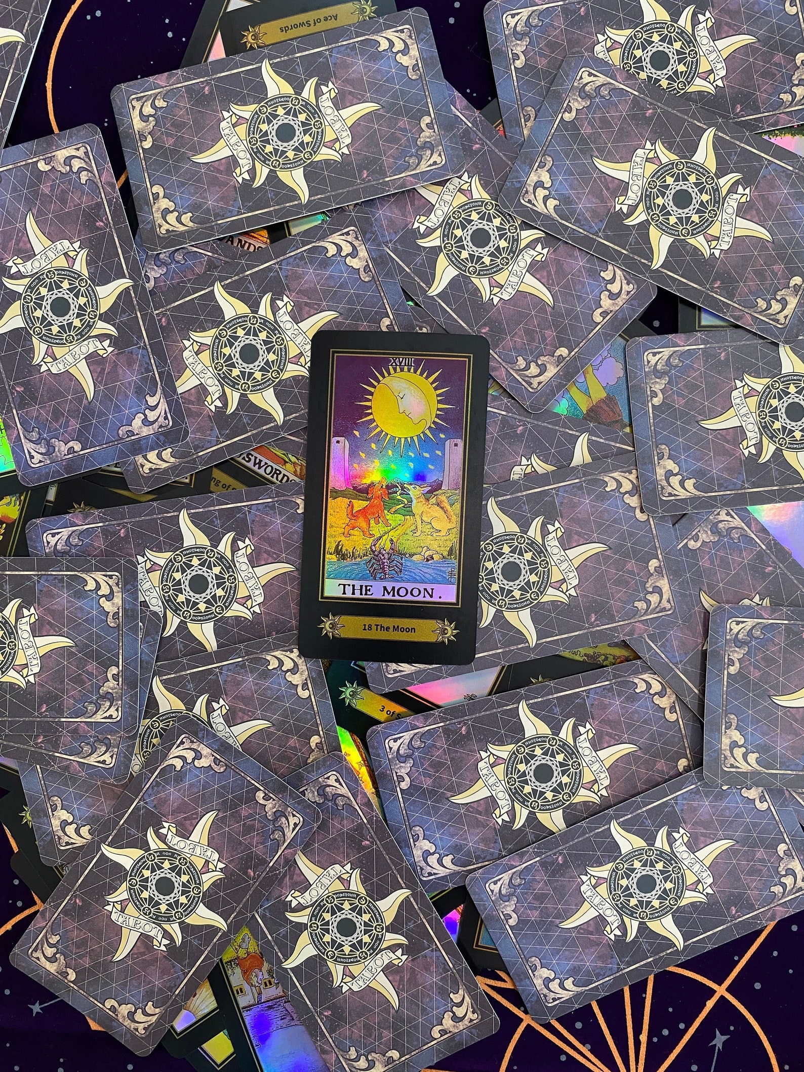Beginner Tarot Decks Holographic Tarot Cards Tarot Deck for Etsy