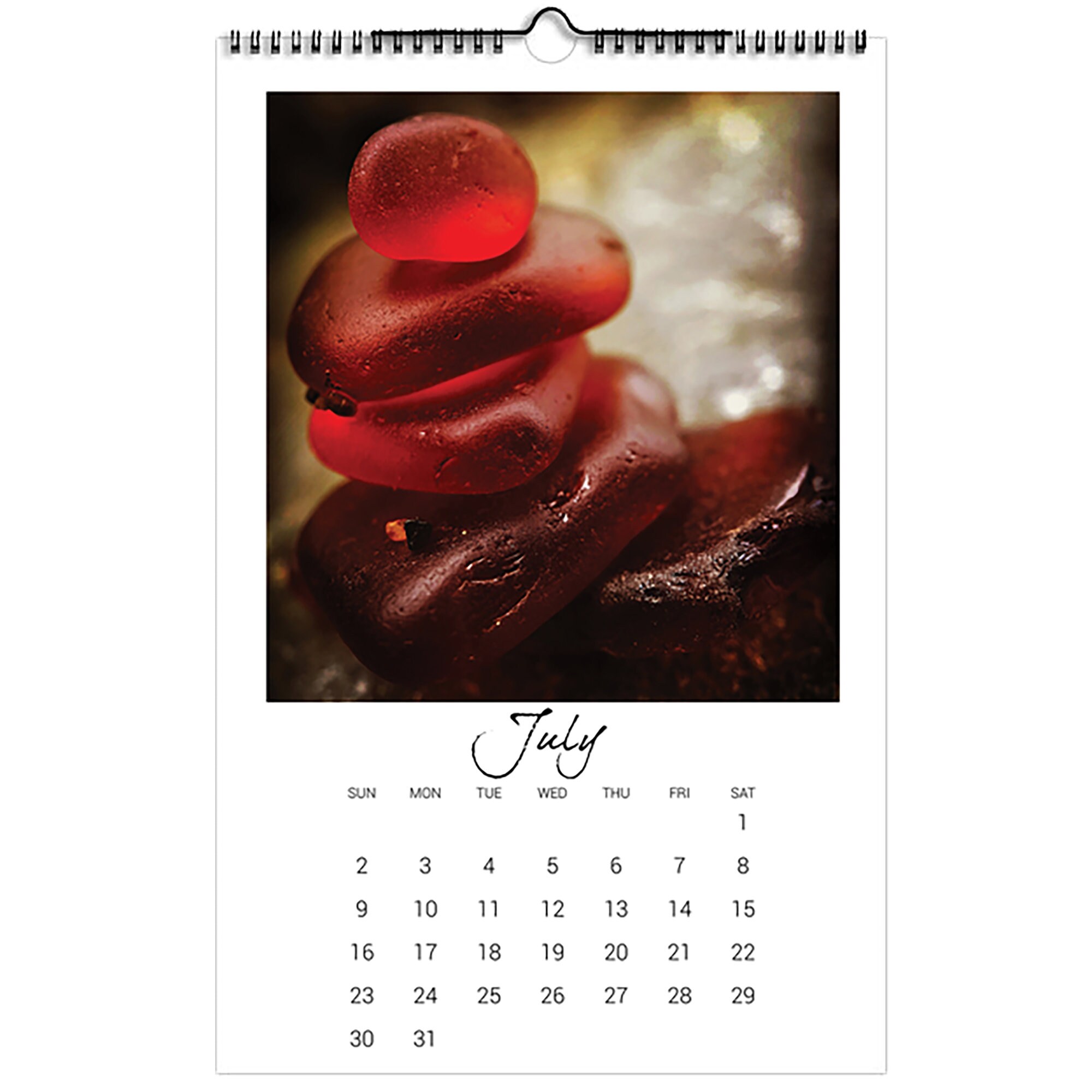 Sea Glass Wall Calendar 2023 Seaglass Art Seaglass Etsy
