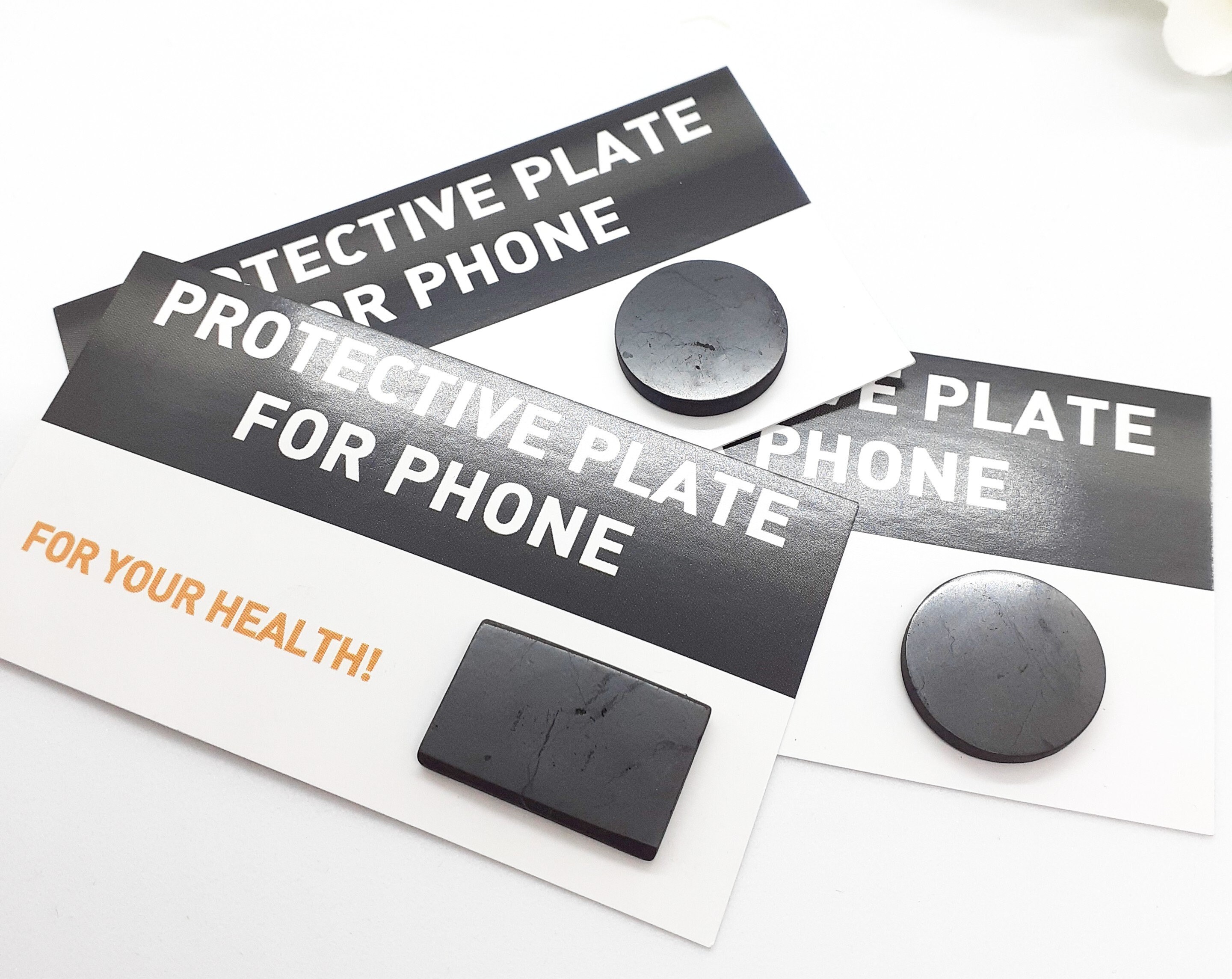 Plaquette Shungite Polie Pour Plaquette Téléphone