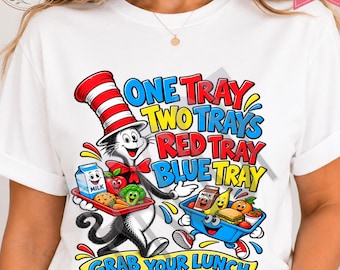 Lunch Lady PNG, One Tray Two Trays School Cafeteria PNG, Lunch Crew Shirt Design, Cafeteria Worker Sublimation, School Nutrition PNG