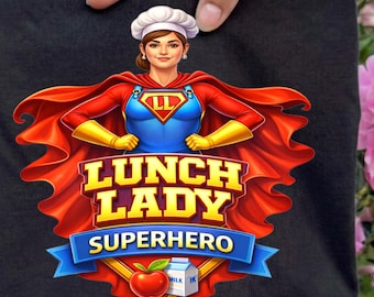 Superheroína de la cafetería PNG, diseño de agradecimiento a los trabajadores de la cafetería (sublimación)