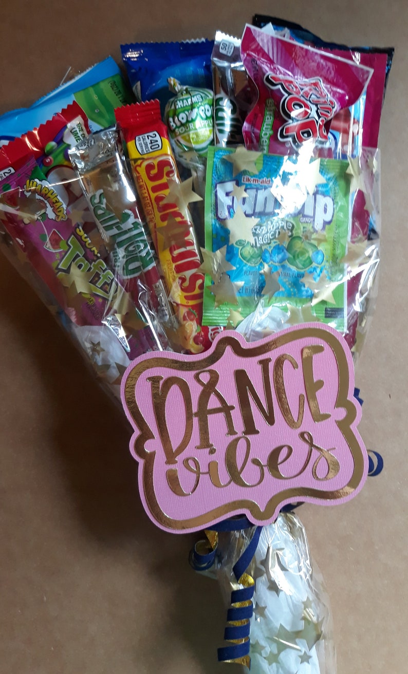 Dance Recital Candy Bouquet Custom Candy and Snack Bouquet Unique Gift