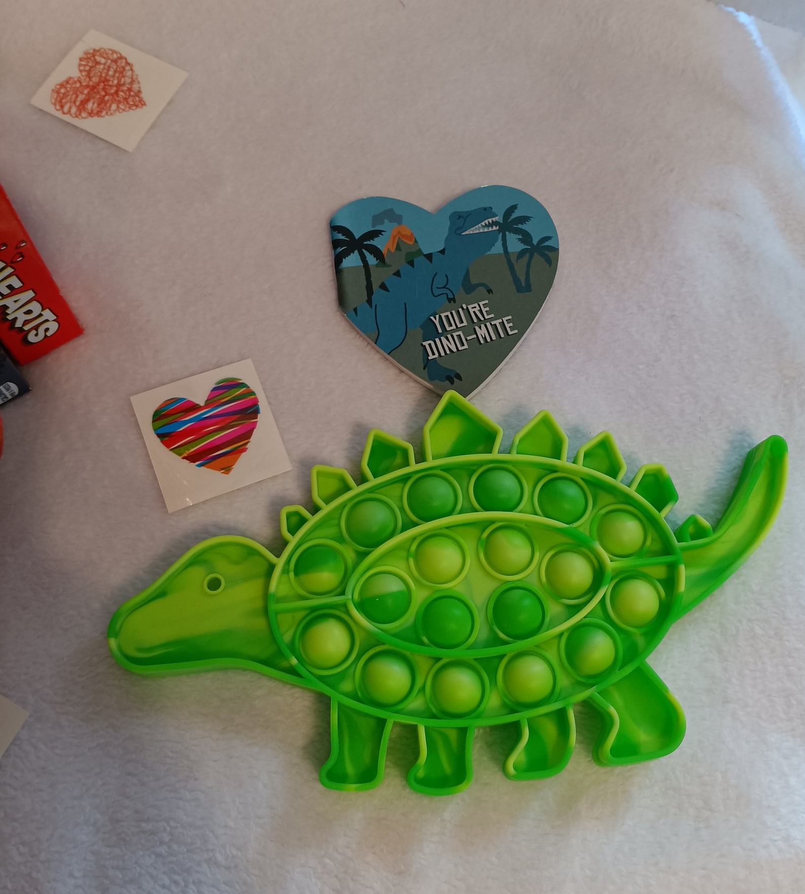 Valentine's Day Gift Basket for Child or Grandchild, Toy and Candy