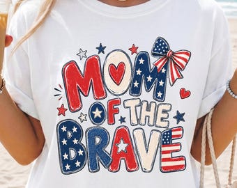 Military Mom Shirt Patriotic USA Tee Fourth Of July Memorial Day Shirt Proud Military Mom Gift Homecoming Deployment Boot Camp Graduation