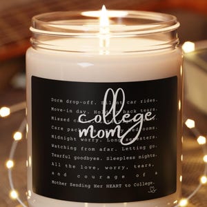 Empty Nest Gift Candle College Gift for Mom Graduation Gift Bed Party College Acceptance Merch College Bound Freshman Gift Dorm Drop Off