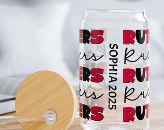 College Merch Bed Party Custom College Cup College Grad Gift Roommate Gift High School Grad Party Centerpieces Favors Name Preppy Heart Gift
