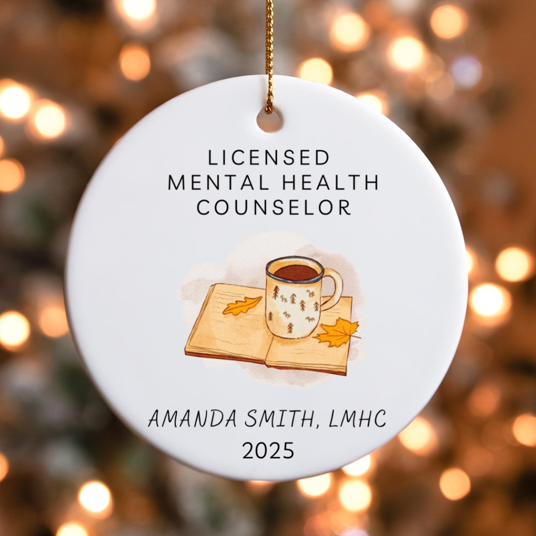 Mental Health Counselor Ornament,therapy Ornament, Lmhc,lpc,counselor ...