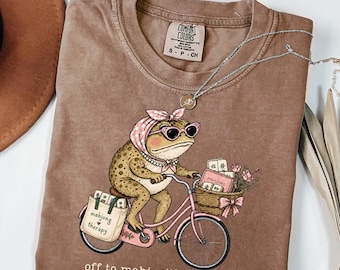 Funny Mahjong Shirt Funny Frog Meme Mahj Tee Mahjongg Lover Gift Mahj Tshirt Toad Bicycle Mahj with Mah Girls