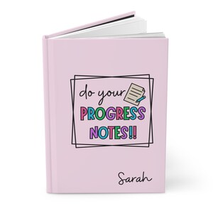 do your notes,therapy notebook,funny therapist gift,future therapist journal,psychologist,social worker,new therapist,mental health notebook afbeelding 4