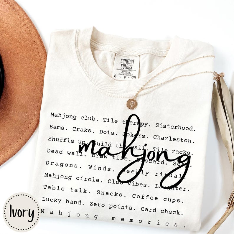 Mahjong Shirt Mahj Sayings Definition Comfort Colors Mahjong T-shirt Gift Mahjong Tee Party Wear Apparel Sweater Girls Night Mahjong Club