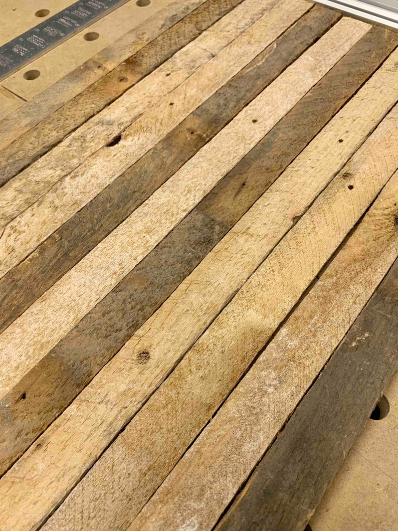 20 Piece Bundle lot of Reclaimed Plaster Tobacco Wooden Lath Slats 22