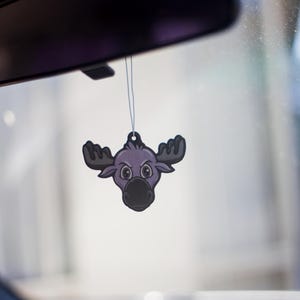 Cute Moose Air Freshener | Car Air Freshener | Car Accessory | Bubblegum-Scented Car Air Freshener