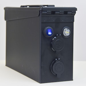 12v Solar Compatible Lithium Ammo Can Battery Box