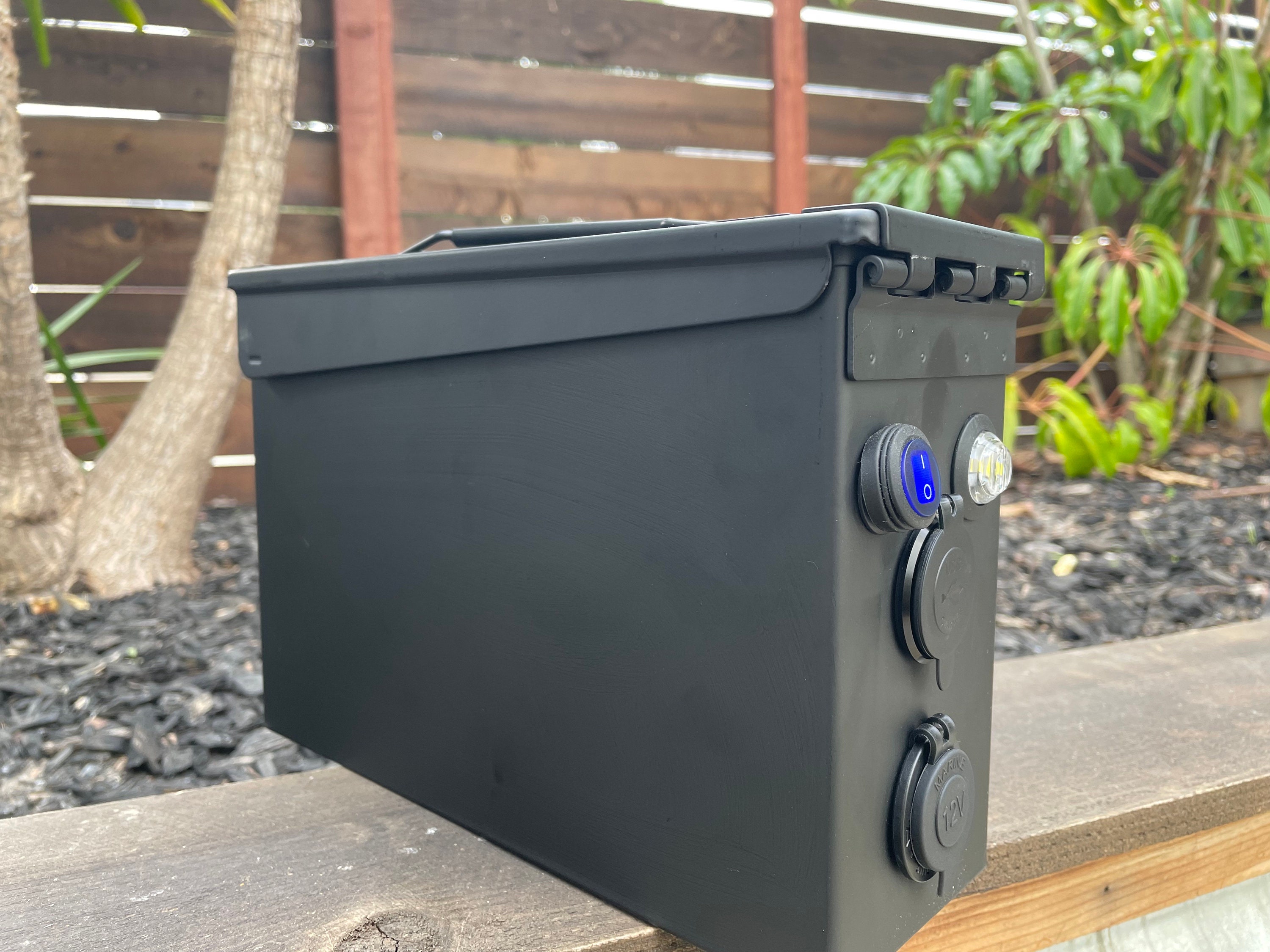 12v Solar Compatible Lithium Ammo Can Battery Box Etsy