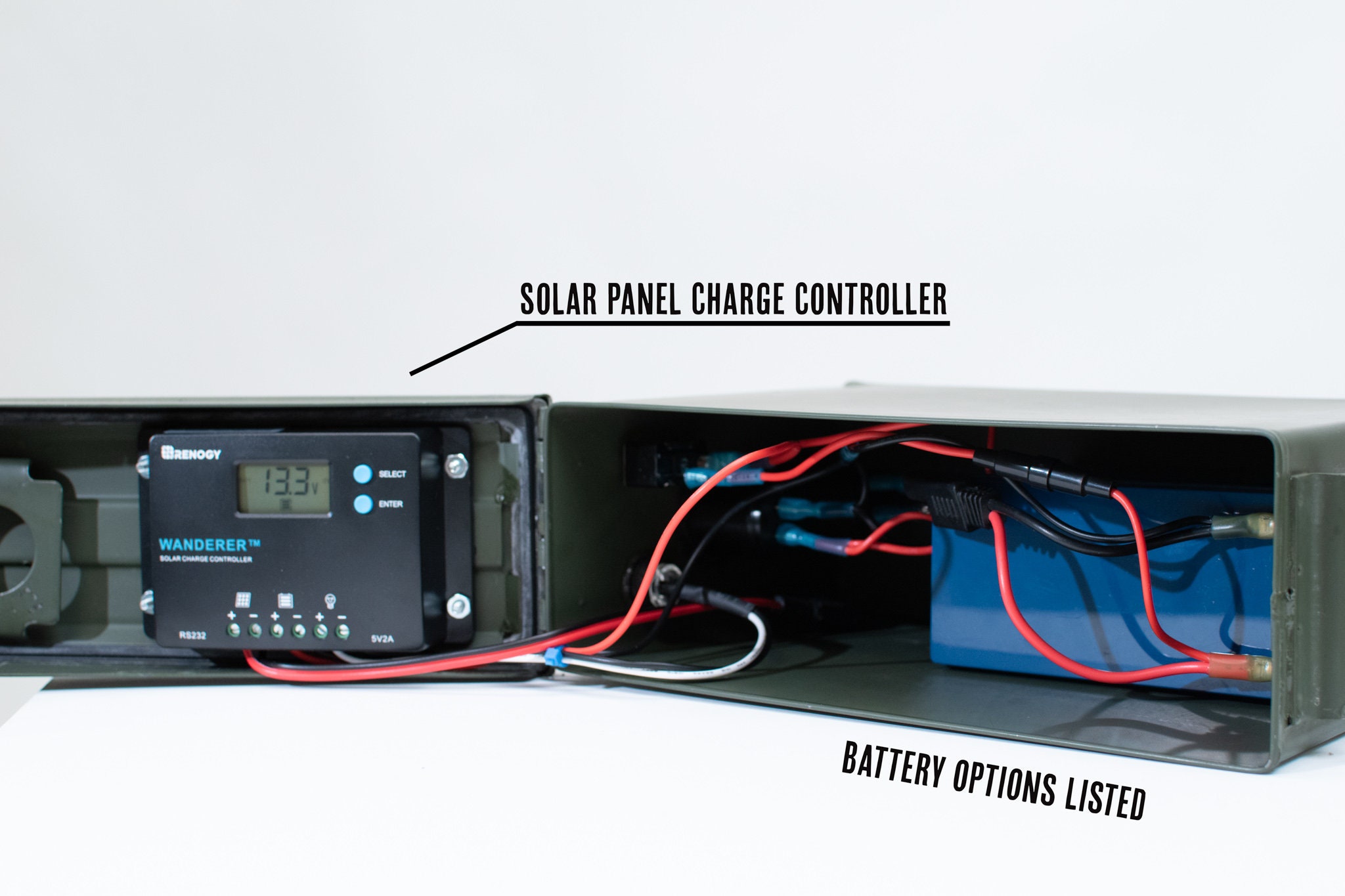 Solar Compatible 12v Ammo Can Battery Box Etsy