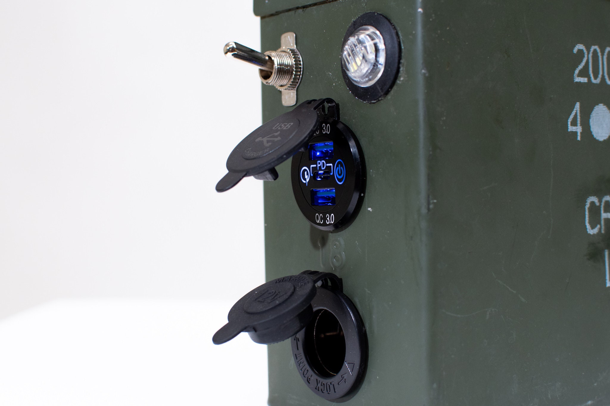 Solar Compatible 12v Ammo Can Battery Box Etsy