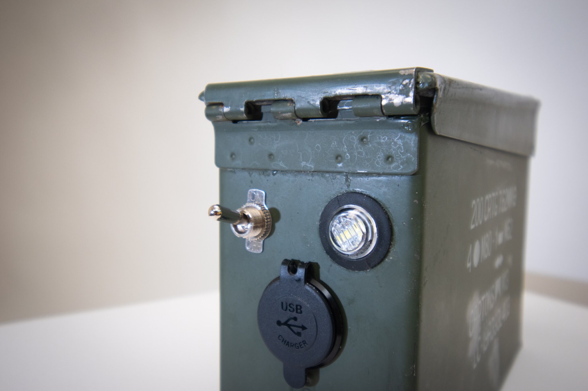 Solar Compatible 12v Ammo Can Battery Box Etsy