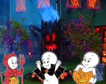 Halloween Casper the Ghost Decoration Indoor Outdoor 4mm Coroplast