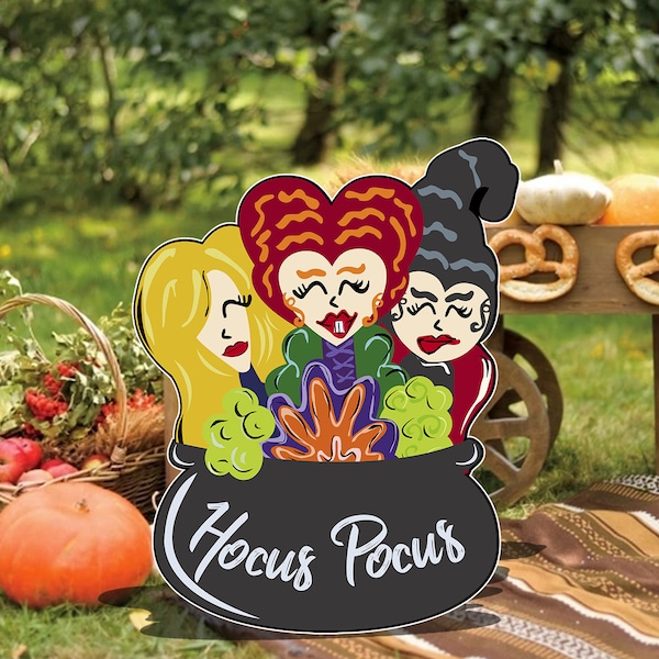 Hocus Pocu Yard Art Etsy