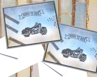 Carte D Anniversaire De Moto Etsy Canada