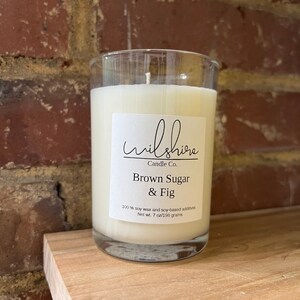 Brown Sugar & Fig, Wilshire Candle Co. 7 oz