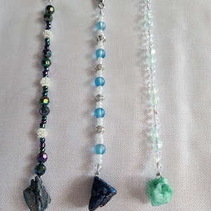 Druzy Stone Scissor Fobs
