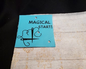 Jauge d'angle en similicuir pour couture