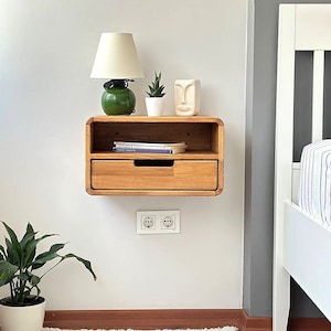 Drawer nightstand,Free shipping,Floating Nightstand,Wall nightstand