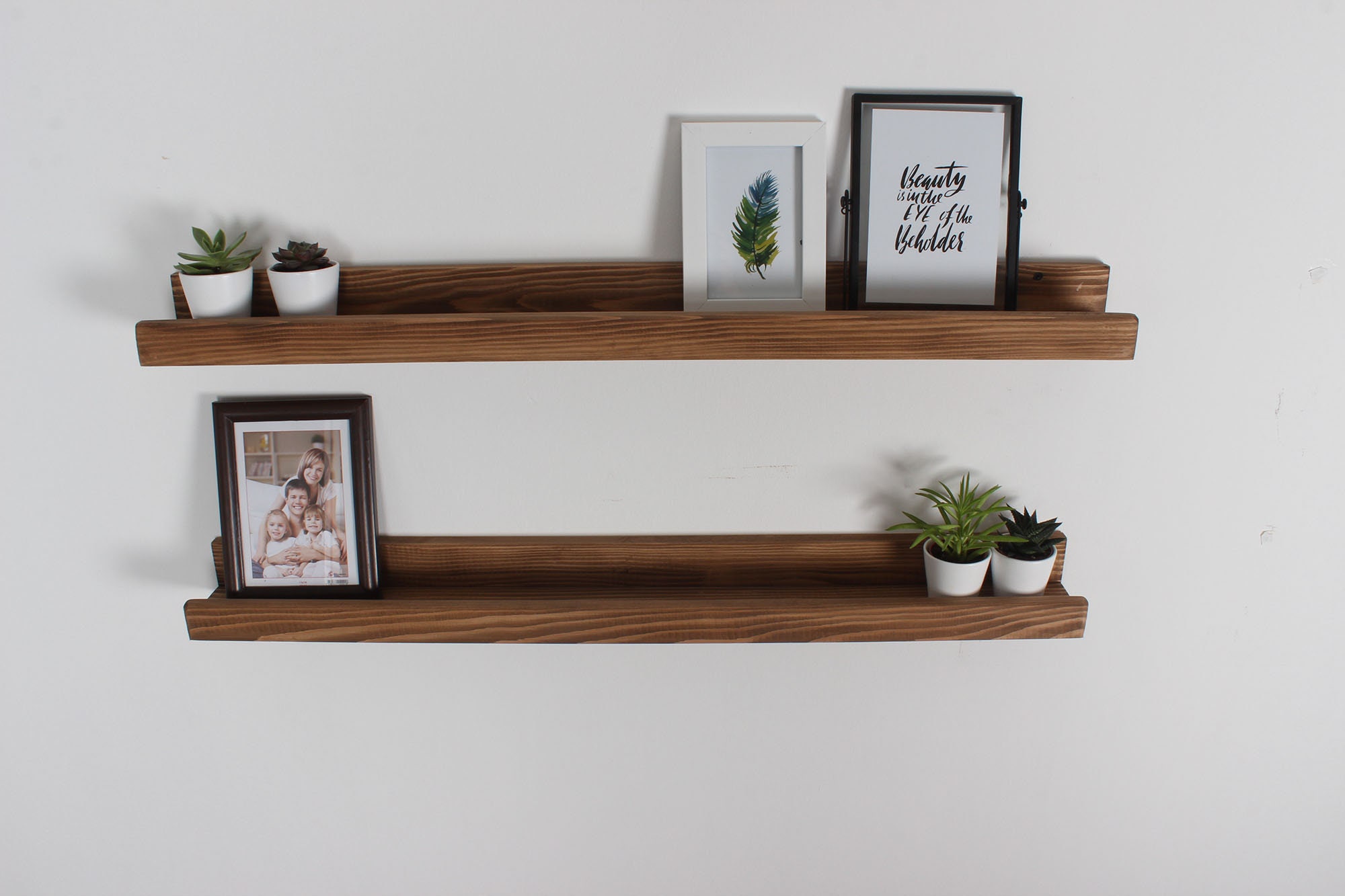 Rustic Floating Overhang Shelf Photo Ledge Wooden Shelf Etsy Australia