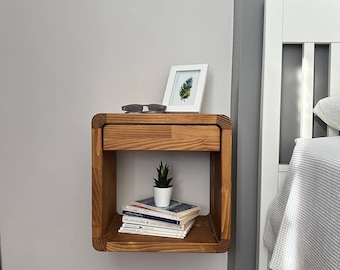 Wall nightstand,Floating Nightstand,Drawer nightstand,Free shipping