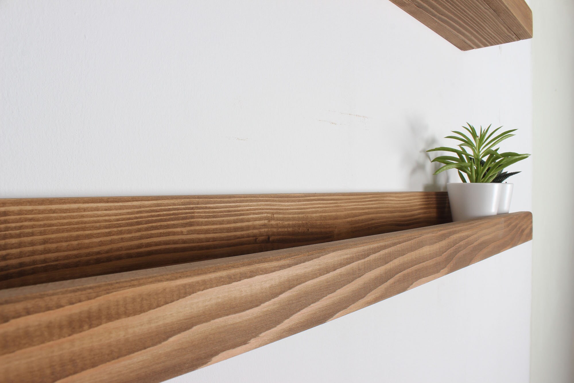 Rustic Floating Overhang Shelf Photo Ledge Wooden Shelf Etsy Australia