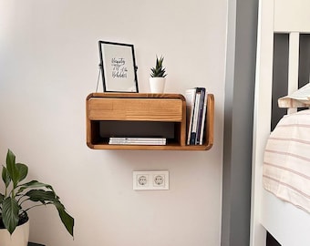 Drawer nightstand,Free shipping,Floating Nightstand,Wall nightstand