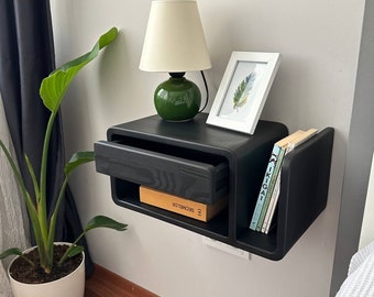 Drawer nightstand,Free shipping,Floating Nightstand,Wall nightstand