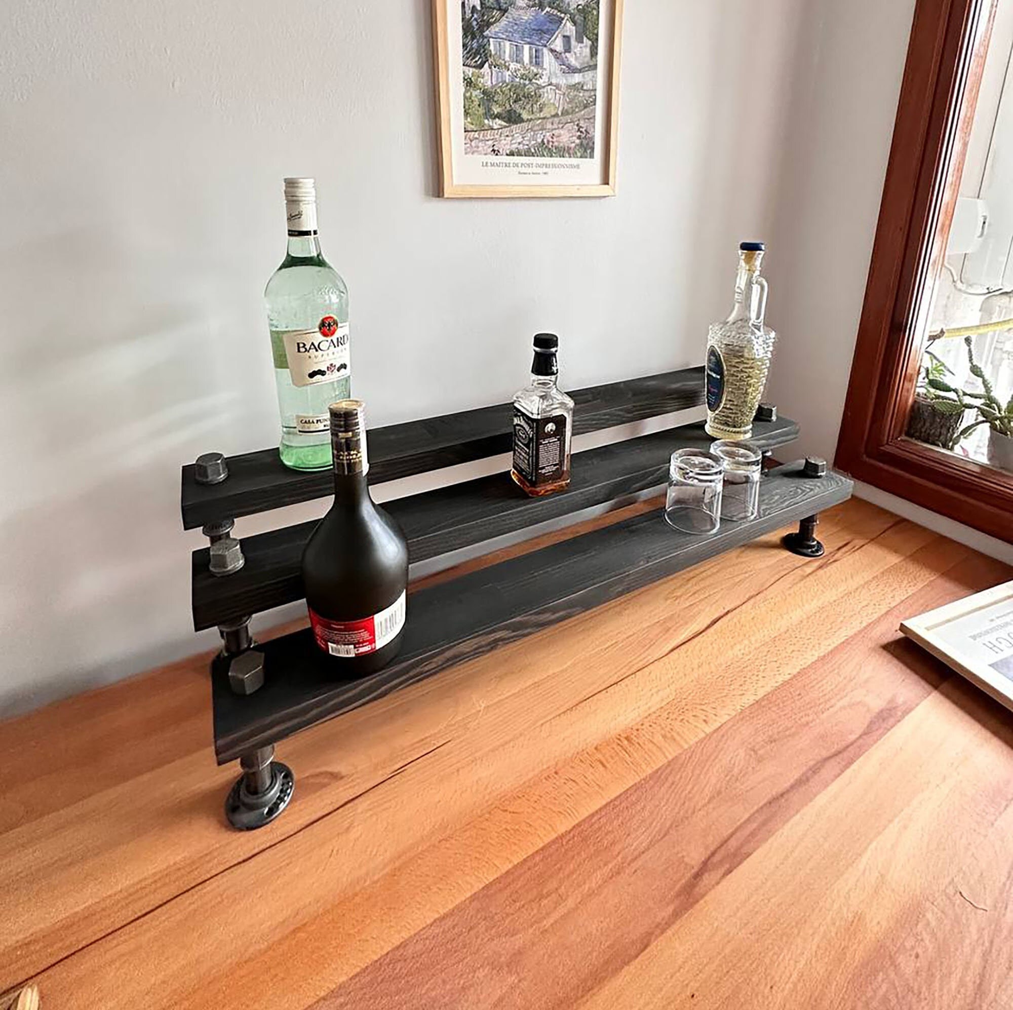 Pipe Tier Drink Racks Bar Display Bar Organizer Kitchen Etsy