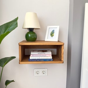Floating Nightstand,Drawer nightstand,Wall nightstand,Free shipping