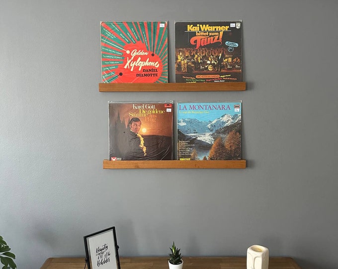 Record Shelf, Record Ledge, Record Art display,Record Display, Vinyl Display