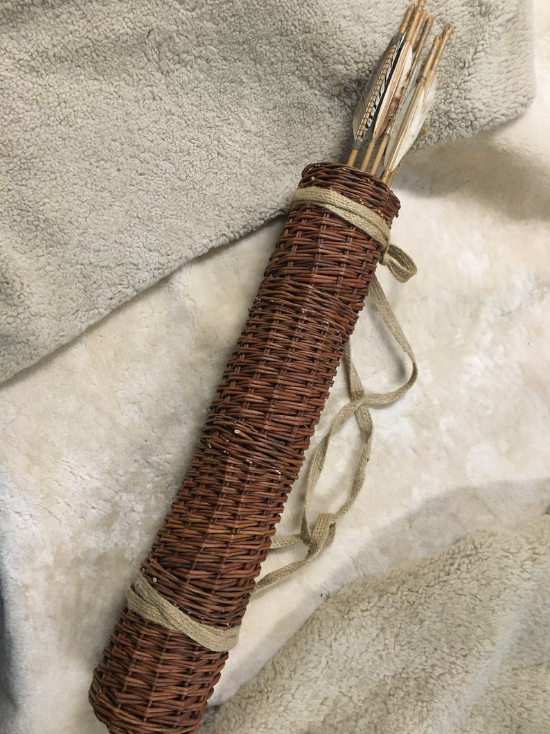 Traditional Willow Quiver basket Quiver raw Tube Quiver Etsy
