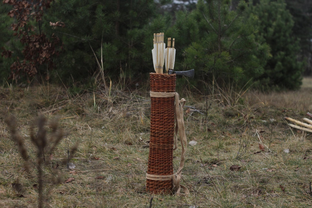 Traditional Willow Quiver basket Quiver raw Tube Quiver Etsy