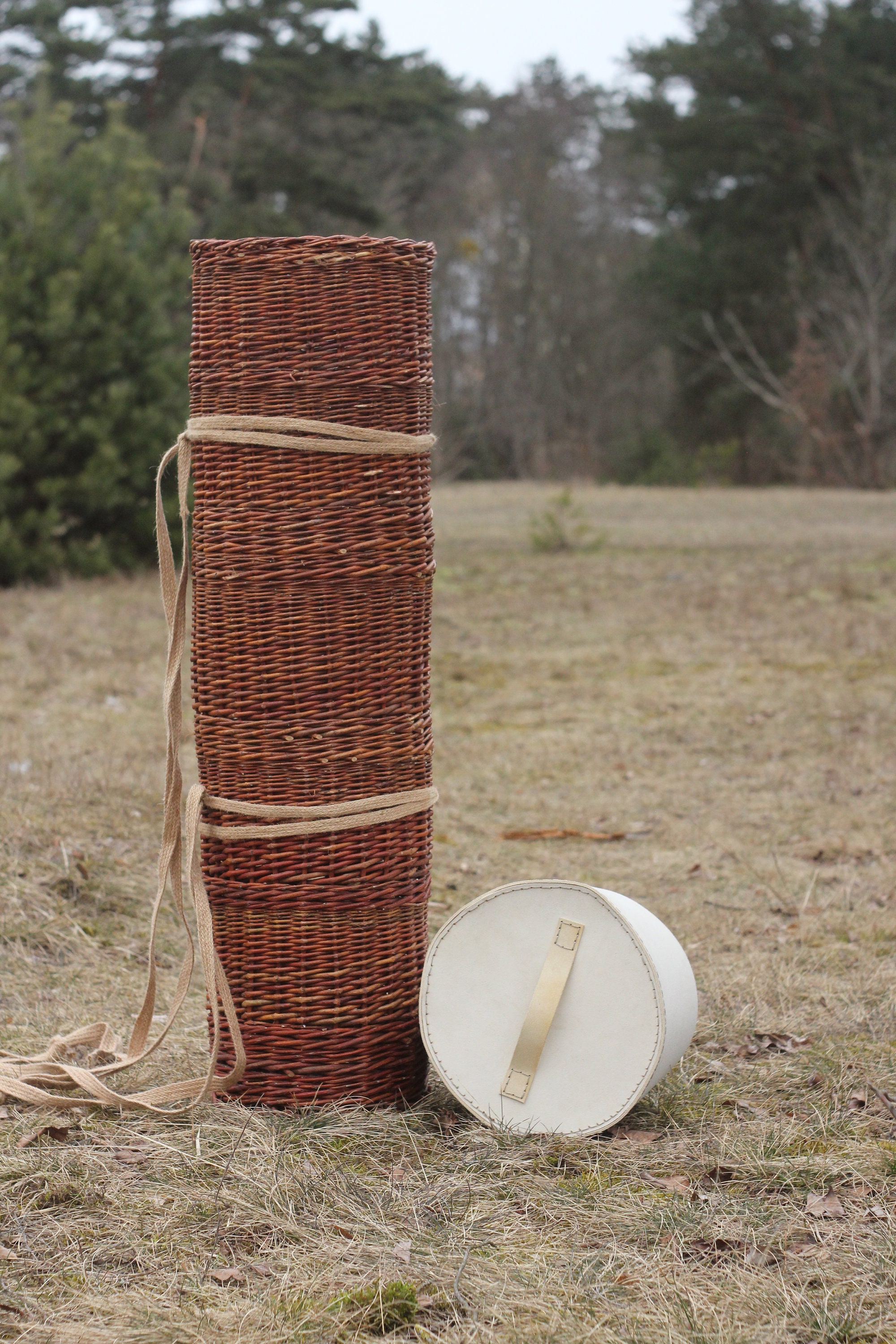 Big Wicker Basket Willow Basket for Archery willow Quiver Etsy