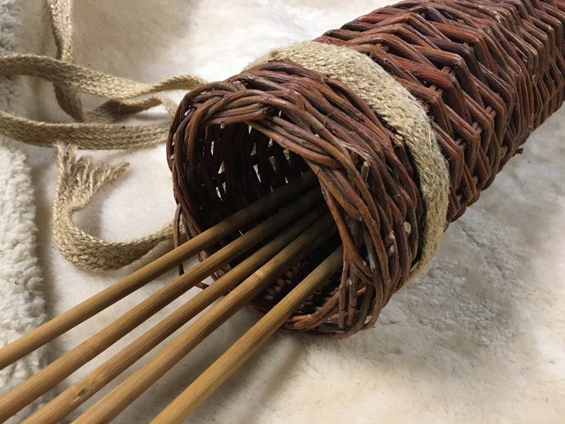 Traditional Willow Quiver basket Quiver raw Tube Quiver Etsy